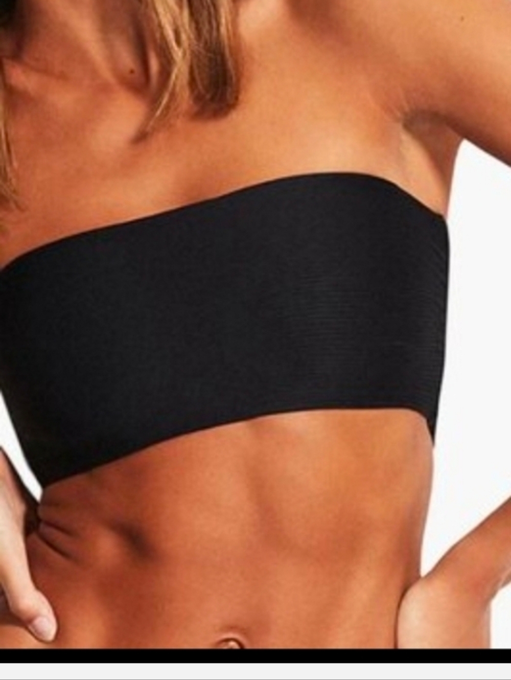 Victoria's Secret Swim Macrame Fringe Bandeau Bikini Top